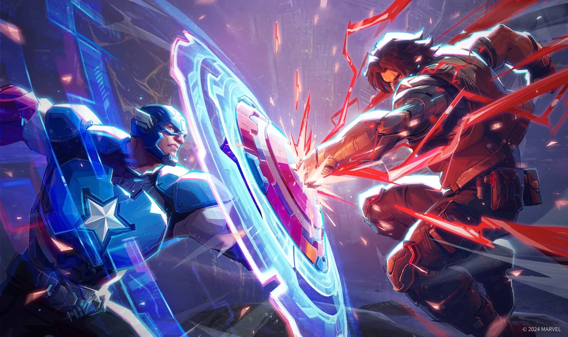 Captain America and Bucky from Marvel Rivals